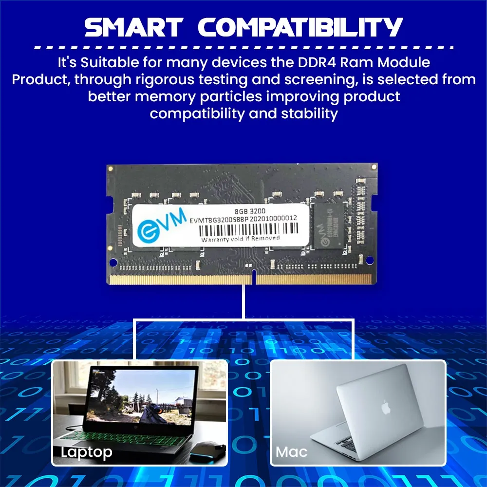 EVM Laptop Ram 8GB DDR4 3200Mhz view 4